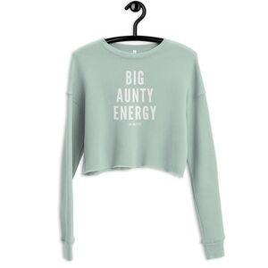 Pastel Crop Crewneck Rez Life Big Auntie Life